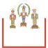 Caspari Tafelindeling Kaartjes Nutcrackers