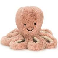 Jellycat Octopus Odel roze