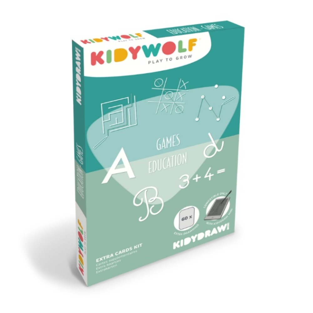 KIDYWOLF Extra Kaarten Tekentablet