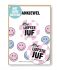Postkaart Button Dankjewel Allerliefst Juf